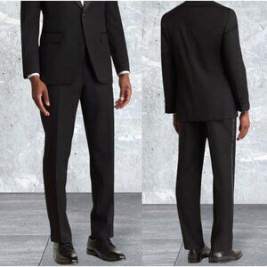 Alton Lane Tailored Fit Tuxedo Pants‎ Mens Size 30 Black Formal